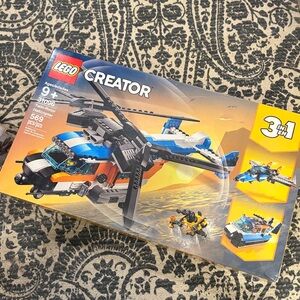 Lego Creator retired 3 in 1 Twin-Rotor Helicopter Set (#31096) NIB